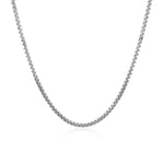 14k White Gold Classic Box Chain 1.4mm