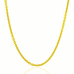 3.1mm 14k Yellow Gold Cable Link Chain