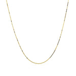 14k Yellow Gold Classic Box Chain 0.6mm