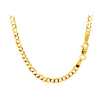 2.4mm 10k Yellow Gold Curb Chain