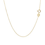 14k Yellow Gold Cable Link Chain 0.5mm