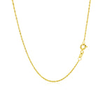 10k Yellow Gold Singapore Chain 1.0mm