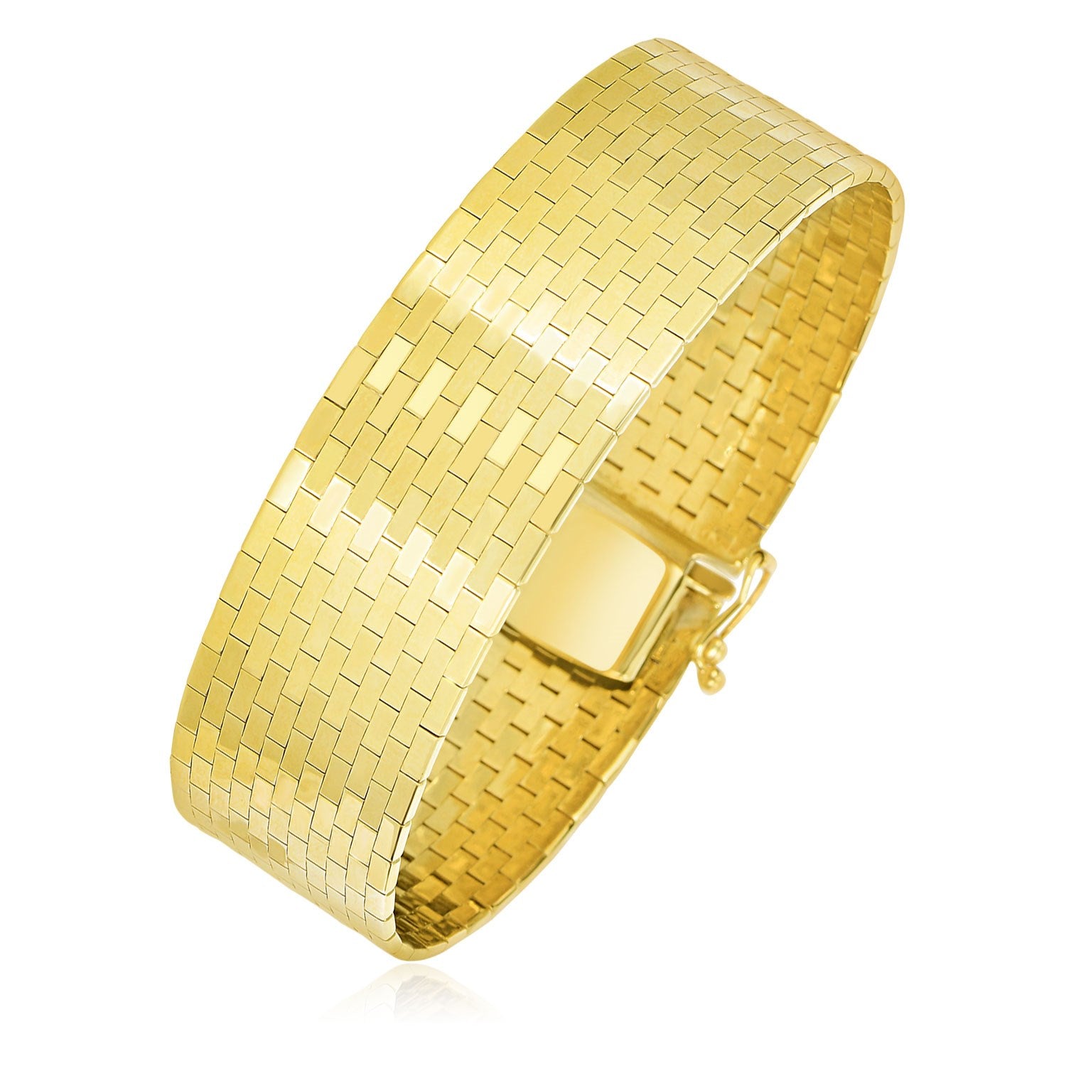 Omega Men's 18K Gold Cuff Bracelet