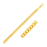 5.3mm 14k Yellow Gold Light Miami Cuban Chain